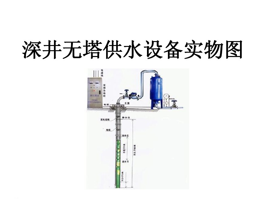 苏州吴江区井泵无塔式供水设备